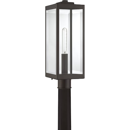 Quoizel Westover 1-Light Western Bronze Outdoor Post Lantern WVR9007WT